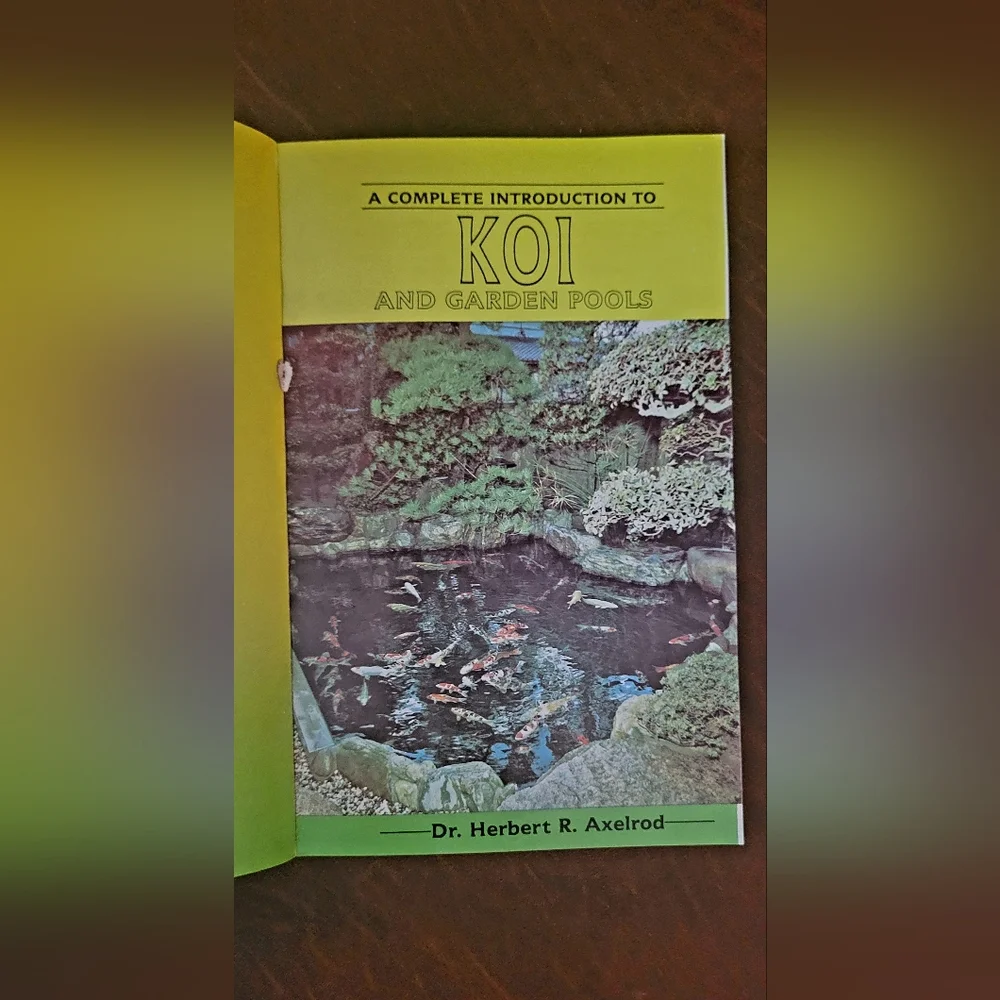Koi and Garden Ponds: A Complete Introduction Paperback Used 2nd ed Dr Axlerod